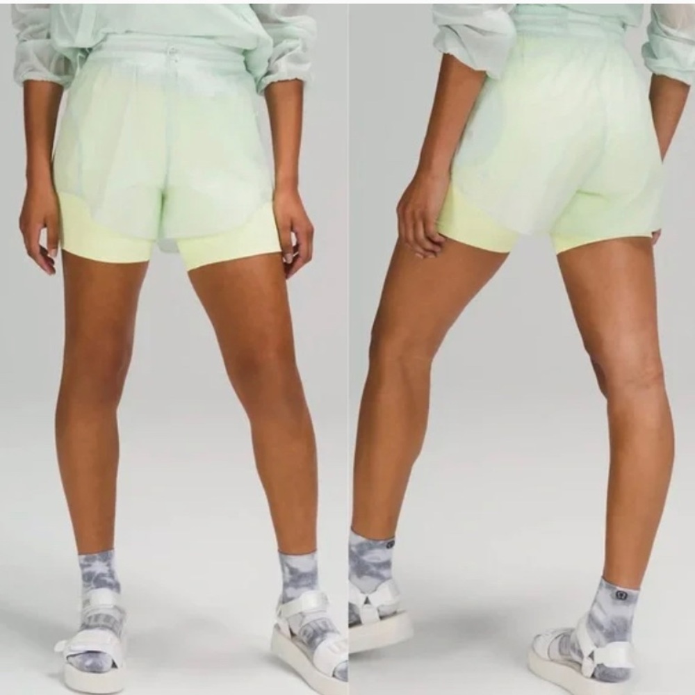 🍋 LULULEMON STEP OUT HIGH RISE SHORT